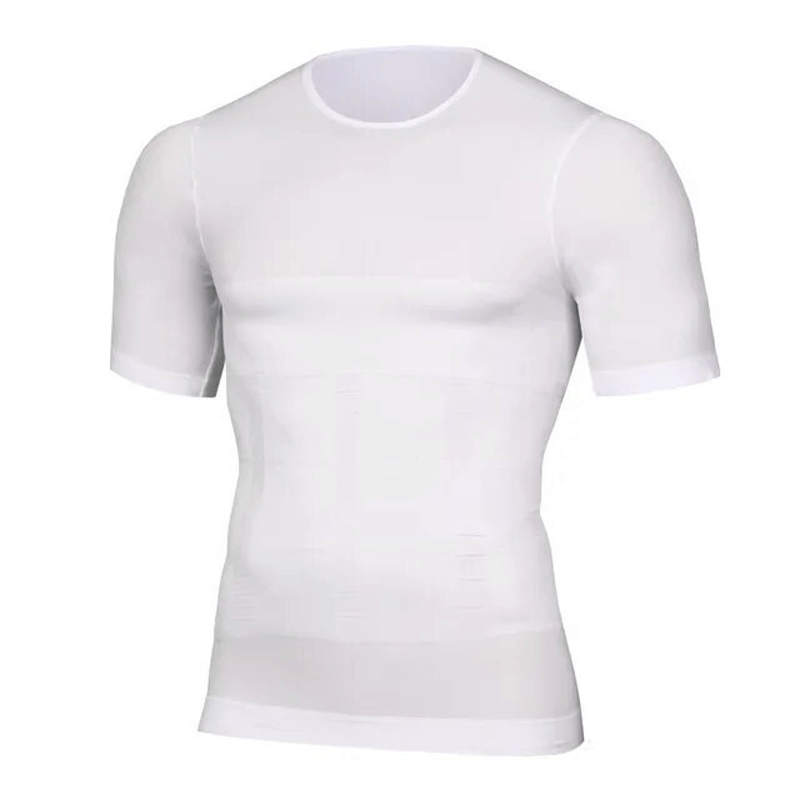 Tight Herr Kompressions T-shirt | Herr Snabbtorkande Baslager Kortärmad Athletic Fitness T-shirt
