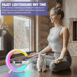 GlowCharge™ - Multifunktionell Trådlös RGB Lampa Laddningsplatta
