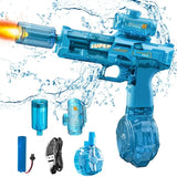 SplashGlow – LED-upplyst Elektrisk Vattenpistol för Spännande Sommarstrider