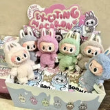 PlushBearo - Lebu Nyckelring Exciting Macaron Series – Mjuk Samlarfigur i Färgstark Design