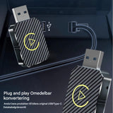 CarloBox – Trådlös CarPlay & Android Auto Adapter | Enkel Plug & Play för en Sladdfri Bilupplevelse
