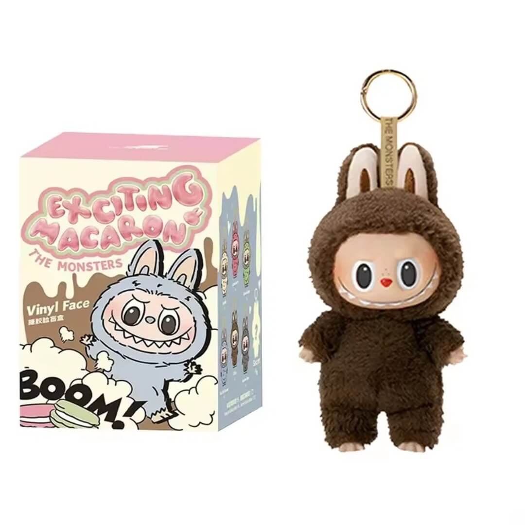 PlushBearo - Lebu Nyckelring Exciting Macaron Series – Mjuk Samlarfigur i Färgstark Design