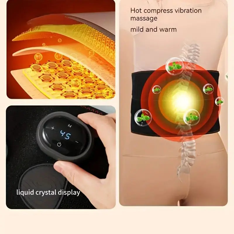 TermoRelax Pro™ - Elektrisk Värmebälte med Massage för Ryggen